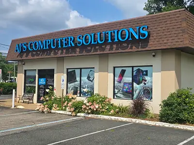 AJ's Computer Solutions storefront in Succasunna, NJ